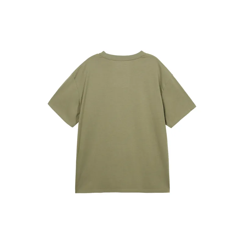 Timberland Drop Shoulder Sleeve T Shirt Unisex Green-1
