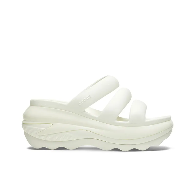 Crocs Mega Crush Triple Strap 'Chalk White' Women's-1