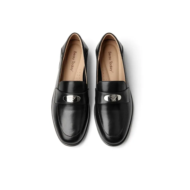 Beau Today Loafers Women's Black/White-4