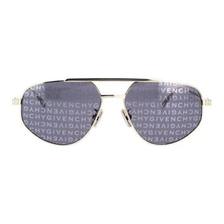 GIVENCHY Metal Aviator Sunglasses Women's Silver-1