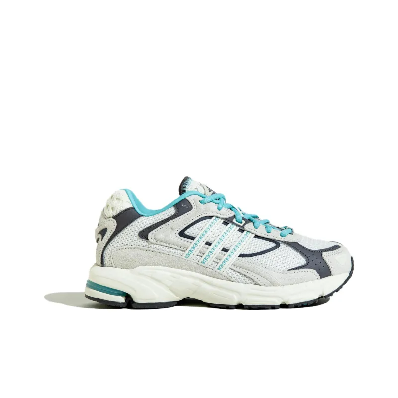Adidas Originals Response Slip Resistant Low Top Casual Running Shoes Women's White Black Green-1