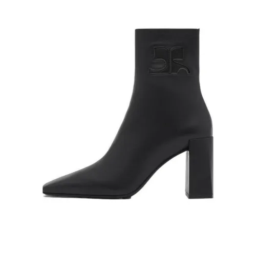 Courrèges Heritage Leather Ankle Boots