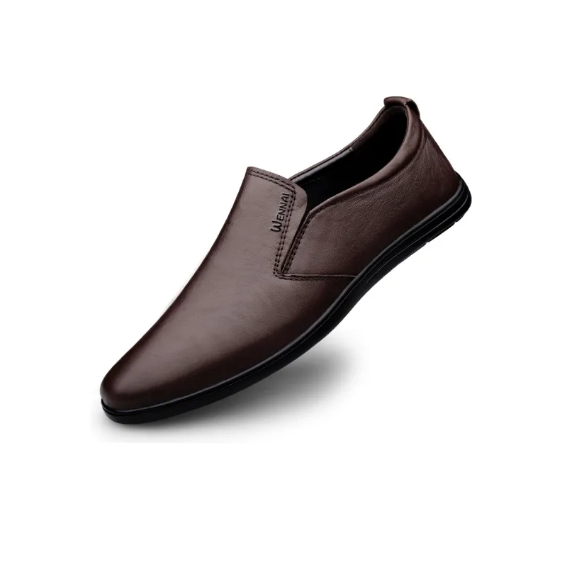 Wen Nai Casual Shoes Men's Brown-2