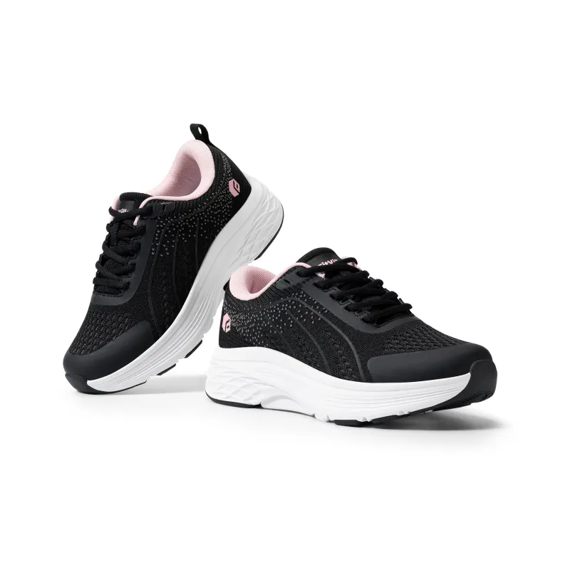Fitville Running Shoes Women's Low-Top Black-4