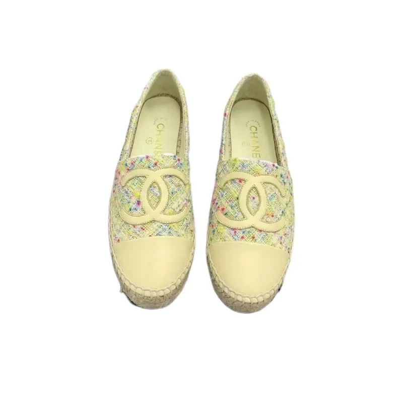 CHANEL Espadrilles Women's Yellow-2