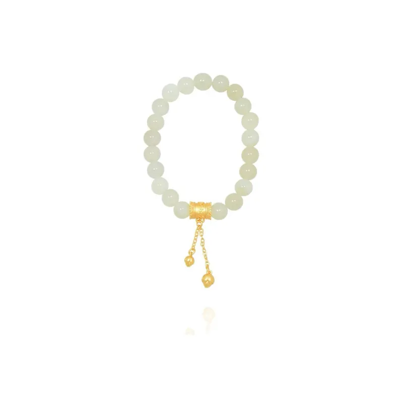Love Hetian Jade Bracelets Women's Green Jade-4