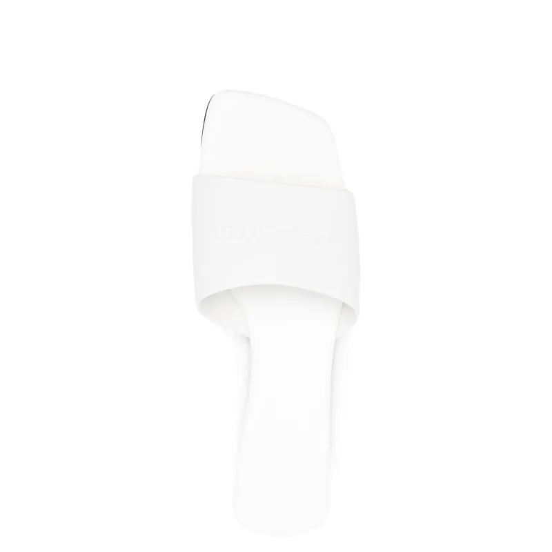 Balenciaga Duty Free Leather Slides Women's-4