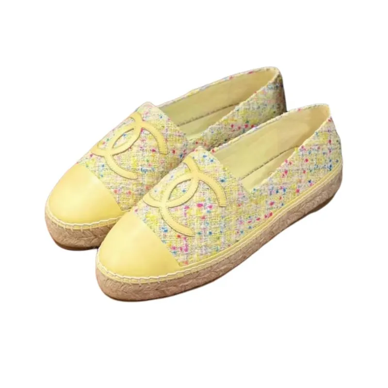 CHANEL Espadrilles Women's Yellow-1