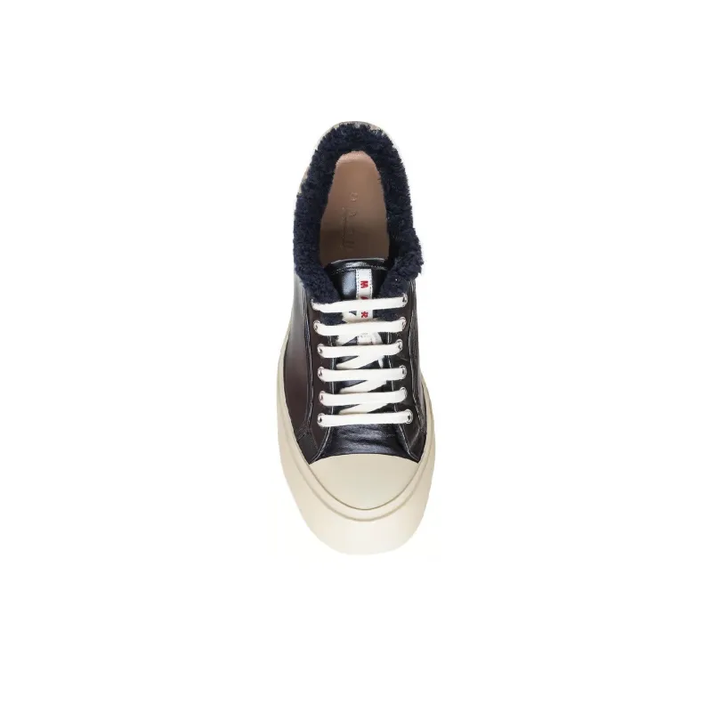 MARNI Pablo Lace-Up Sneaker 'Black Fur'-4