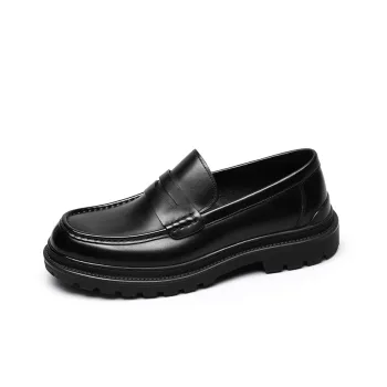 GOLDLION Loafers Flat Men's Black