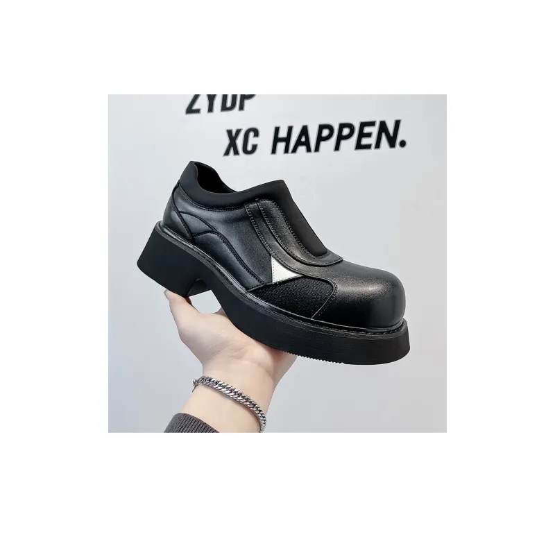 MODENGPAN Derby Shoes Men's Black-4
