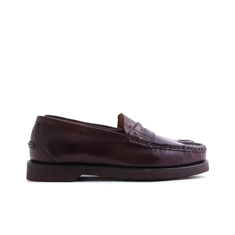 Visvim Loafers Men Burgundy-1