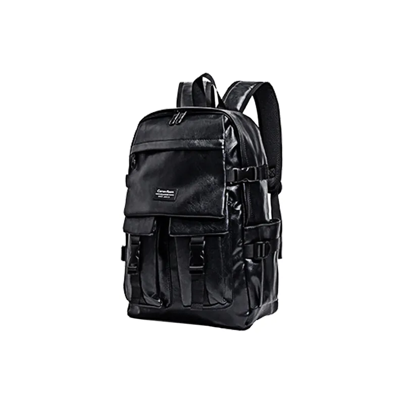 KONADCT Oxford/PU Backpack Large Size Unisex Black/Gray/White/Purple/Monogram/Coffee-24