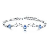 999 Fine Silver Deer Bracelet