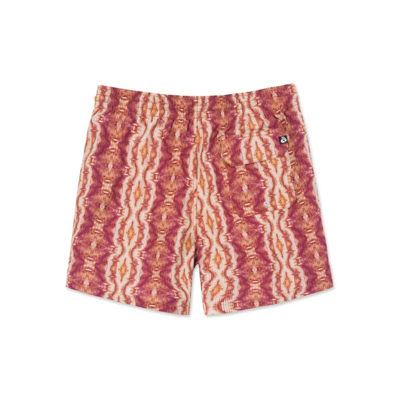 DUNKELVOLK Leopard Print Water Resistant Beach Shorts Men's-9