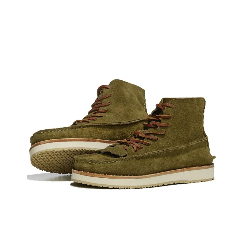 Norman Walsh Ankle Boots Men Deep Moss Green-3