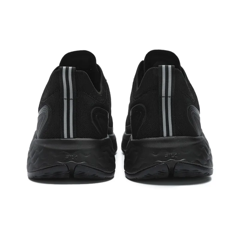 FILA MIND 7 Cushioned Slip-Resistant Low-Top Casual Running Shoes Men's Black-3