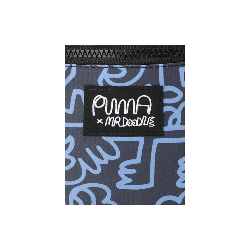 PUMA Mr Doodle Collaboration Fabric Crossbody Bags Shoulder Bags Men's Blue-4