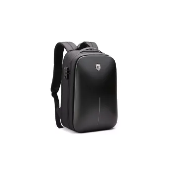 FENRUIEN PC With ABS Oxford Backpack Large Size Men's Black