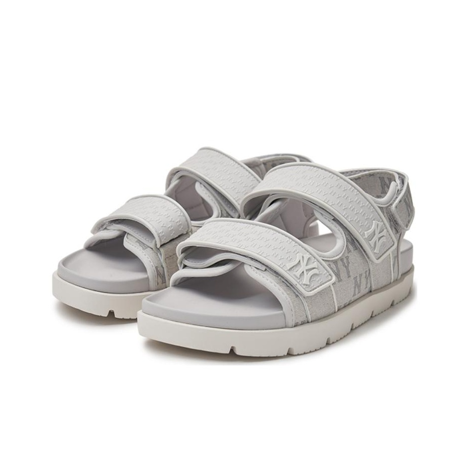 ◆MLB◆BASE SANDAL L 男女兼用 送料税込 23~26cm MLB Sandal Beach Sandals Unisex Gray - POIZON
