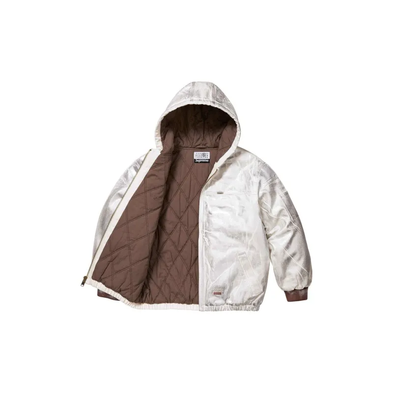 Supreme MM6 Maison Margiela Foil Hooded Work Jacket-2