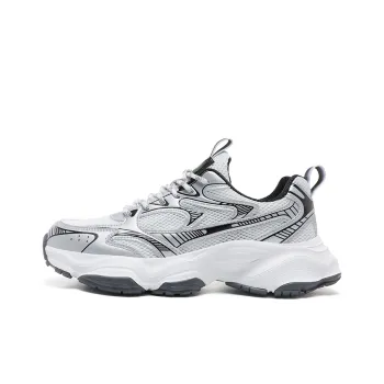 CEDAR HAN Chunky Sneakers Unisex Low Top White Black