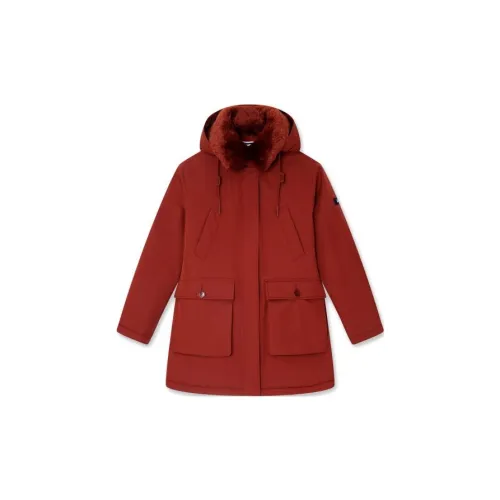 AIGLE Puffer Jackets Women's Bohemian Burgundy