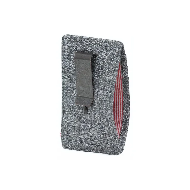 Herschel Canvas Card Holder Unisex Gray-2