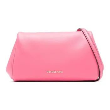 MICHAEL KORS Cotton With Calfskin Shoulder Bag, Crossbody Bag Women's Pink