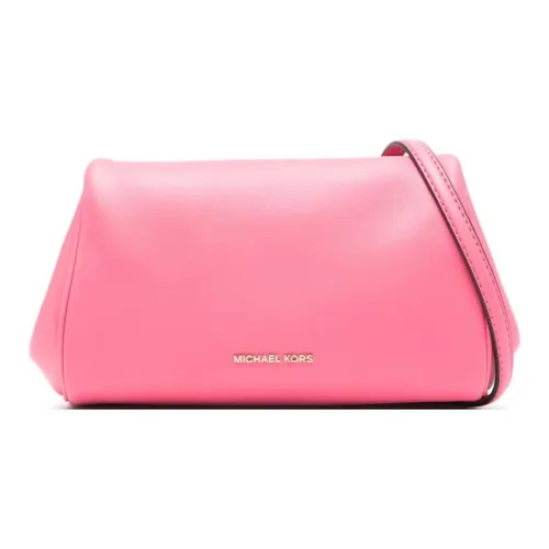 MICHAEL KORS Cotton With Calfskin Shoulder Bag, Crossbody Bag Women's Pink