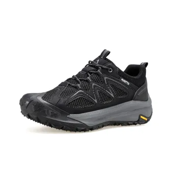 HUMTTO Outdoor Shoes Men Low Top Black
