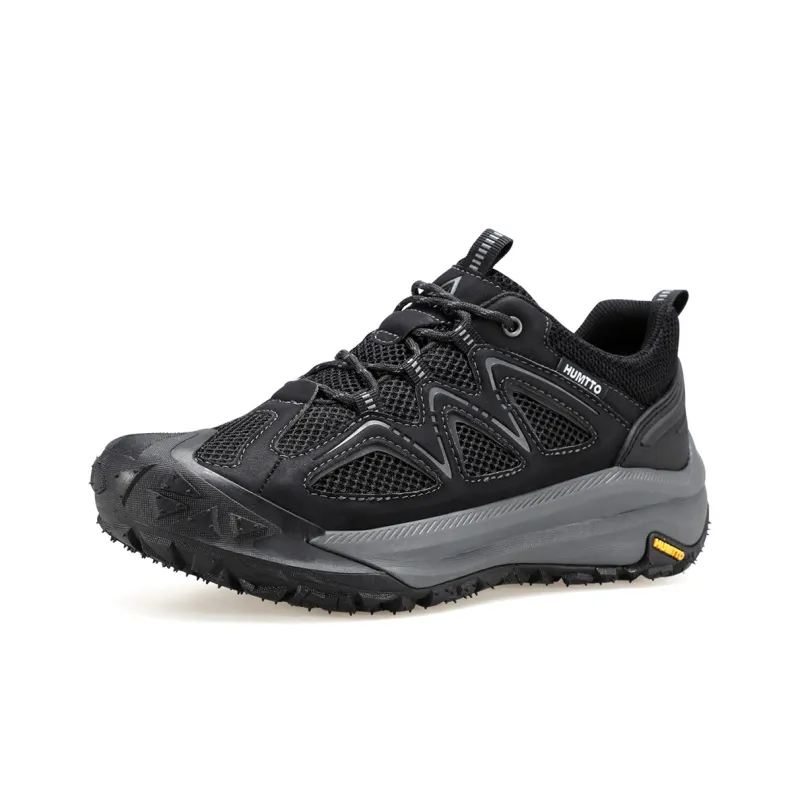 HUMTTO Outdoor Shoes Men Low Top Black-0