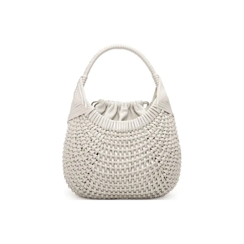 LOEWE Calfskin Shoulder Bag, Crossbody Bag, Handbag Women's Soft White-4