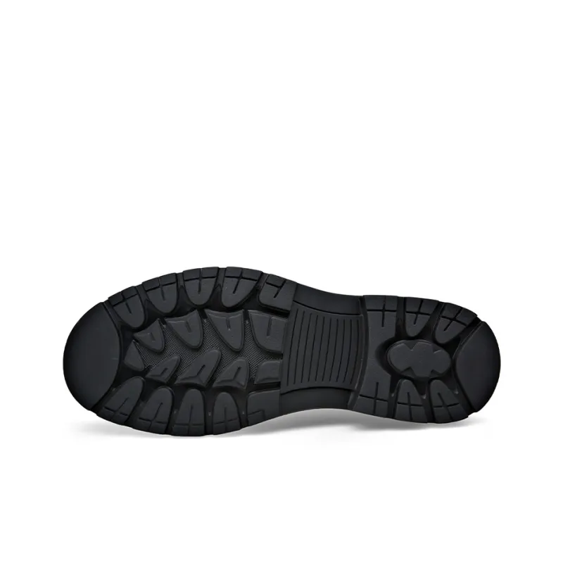 XIAOTOULANG Dress Shoes Men Low Top Black/Brown-4