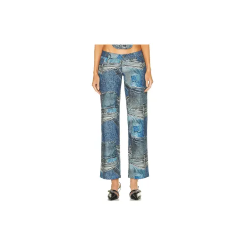 Miaou Casual Pants Women's Blue