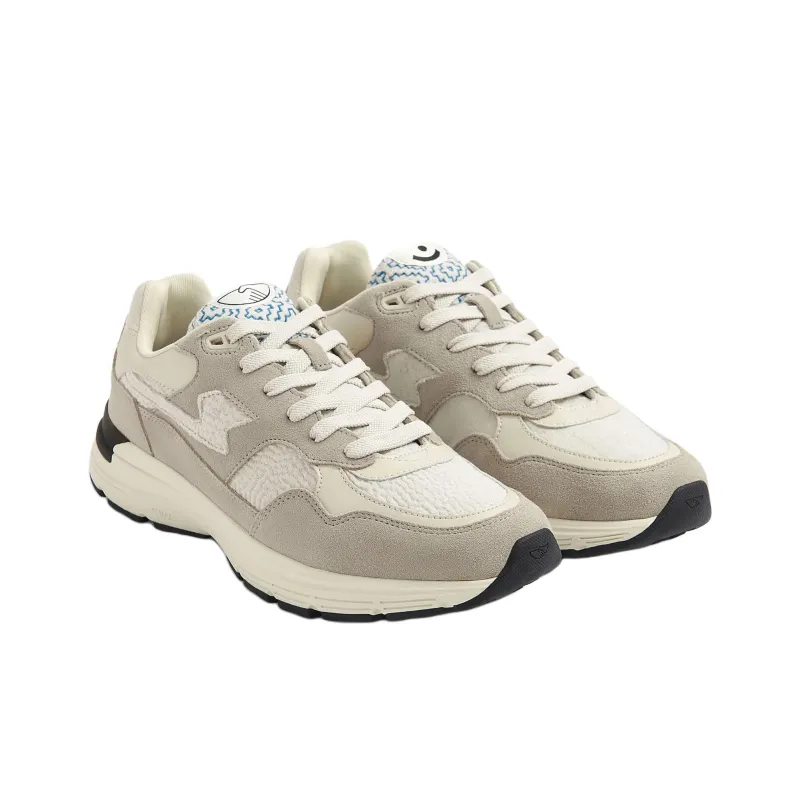 Stepney Workers Club S-Strike Low-Top Casual Shoes Unisex White Brown-2