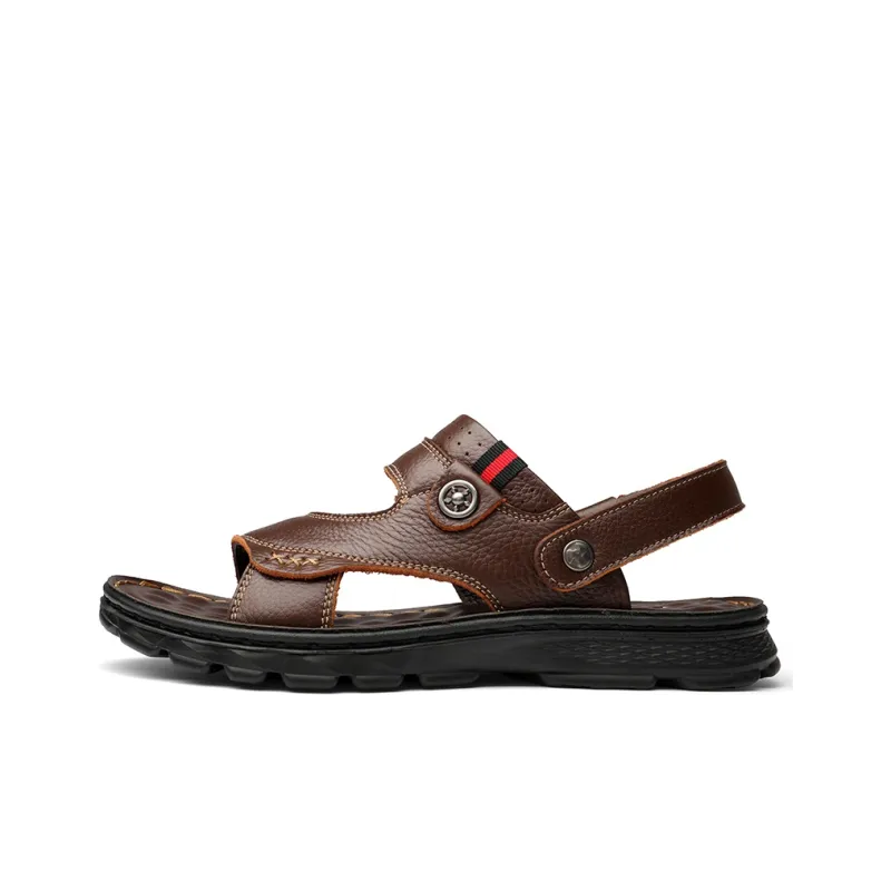 Sonno Beach Sandals Men Brown/Black-0
