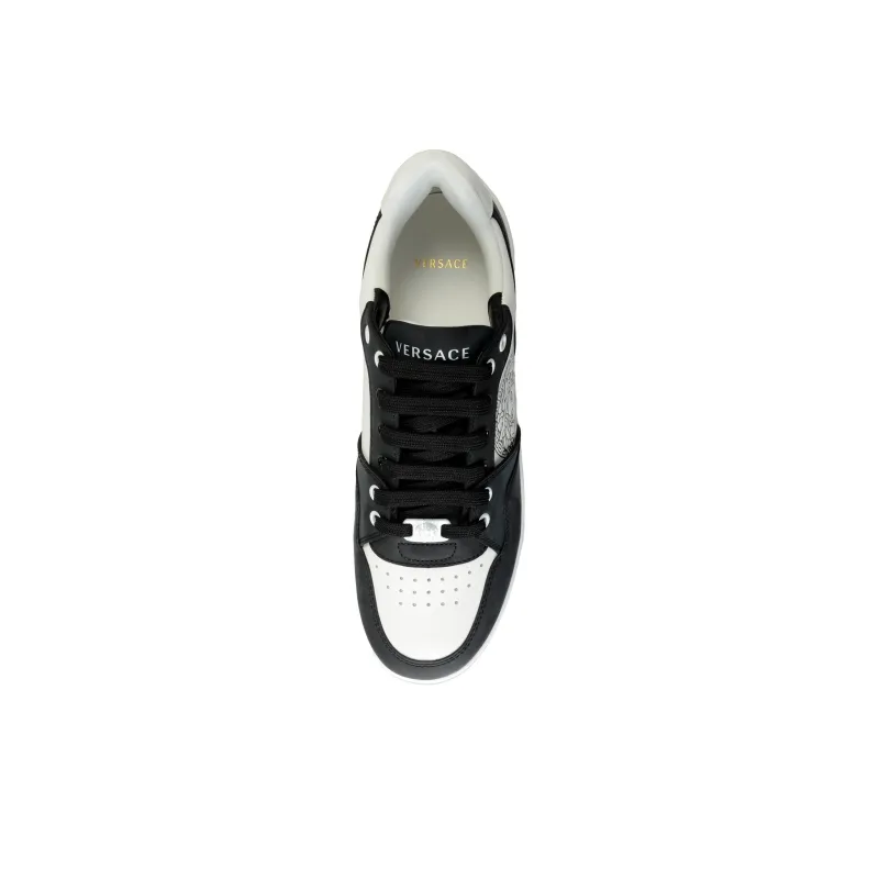 FANSIZHE Low Top Skateboard Shoes Men's Black White-4