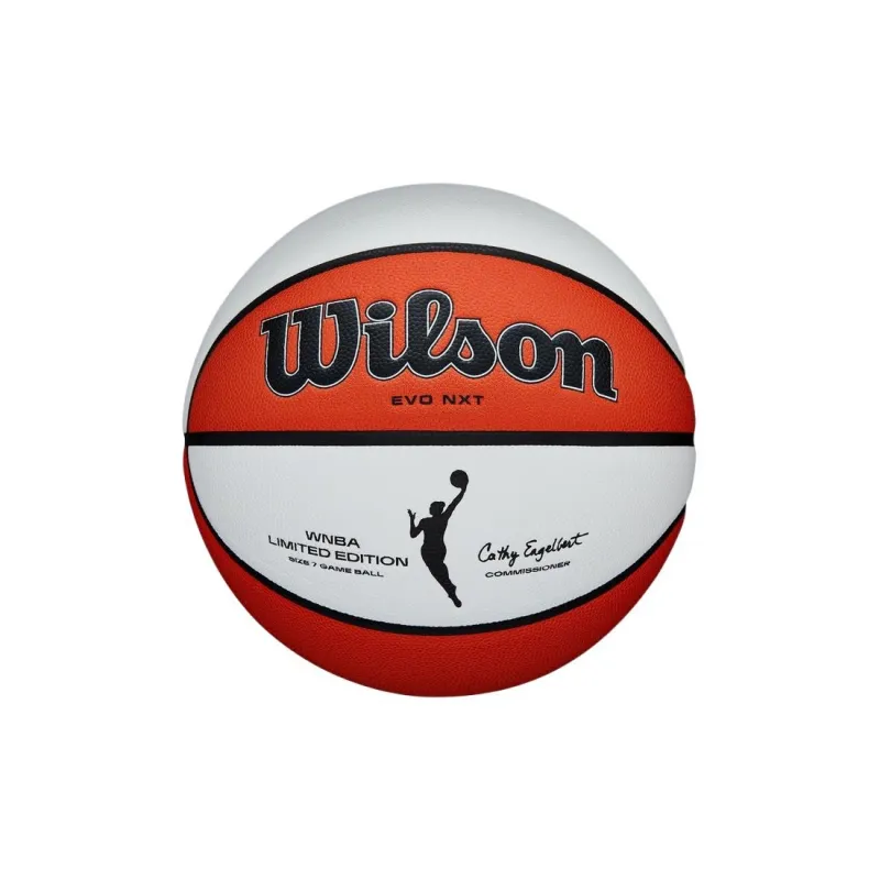 Wilson Genuine Leather Basketball White Brown Size 7 Ball Training Unisex-0