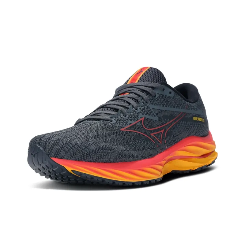 Mizuno Wave Rider 27 'Turbulence Cayenne Citrus'-1