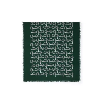 Burberry Skinny Reversible B Wool Scarf