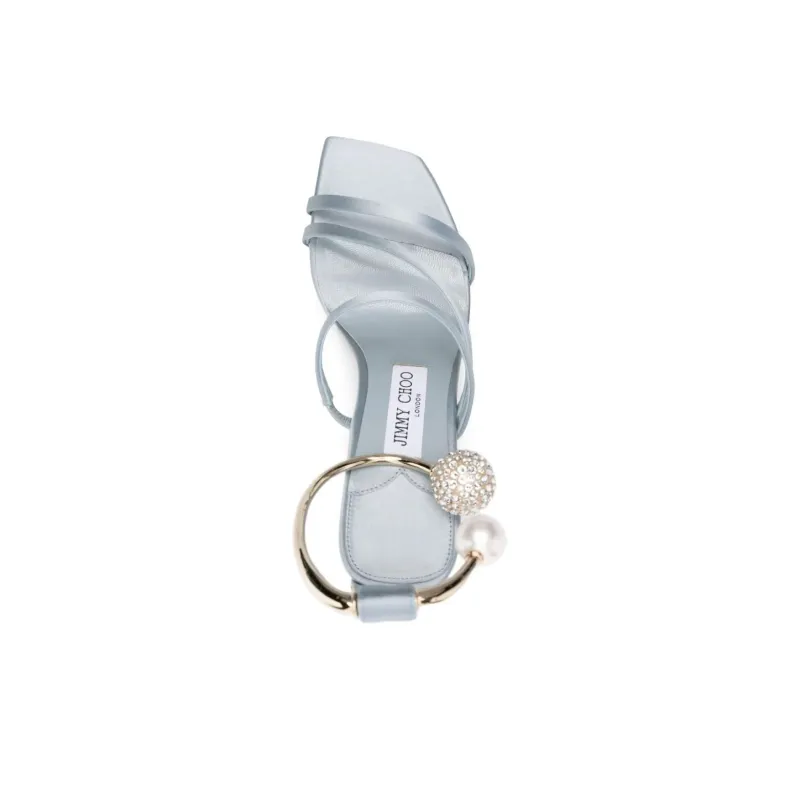 Jimmy Choo Otillia 90mm Satin Sandals-4