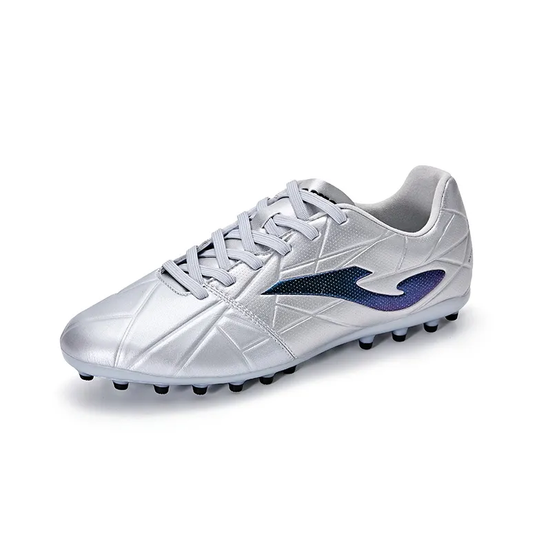 Joma Training Series MG Rubber Short Studs Anti Slip Wear Resistant Soccer Shoes Men's Silver-2