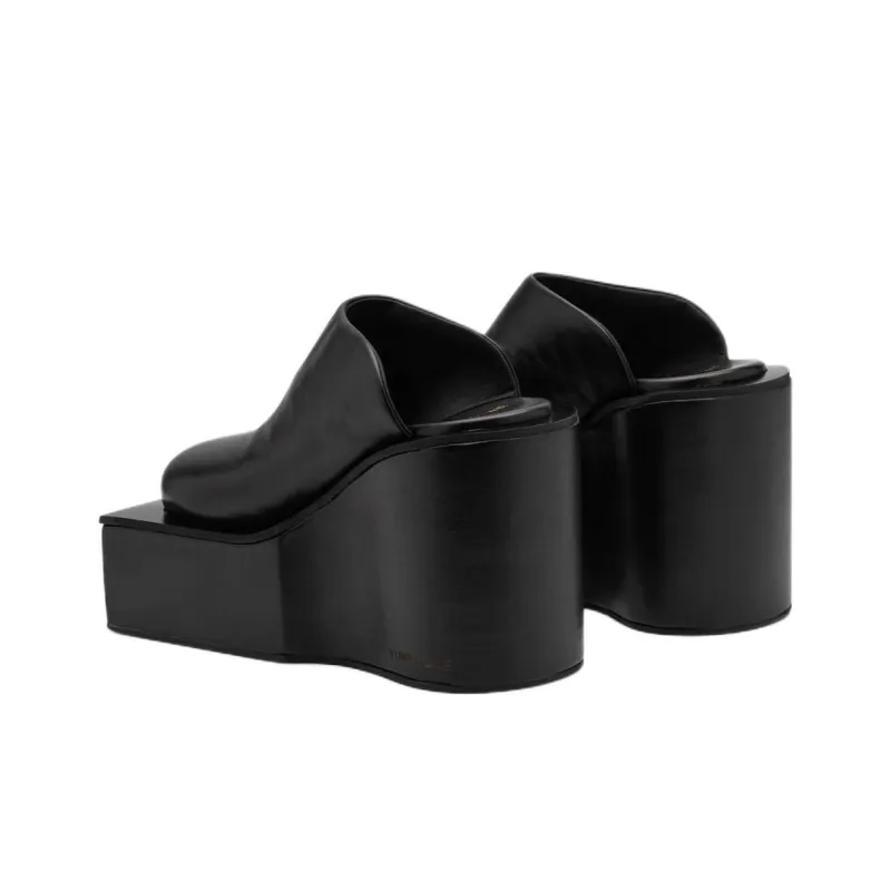 YUME YUME Wrap-toe Slippers Women's Black-3