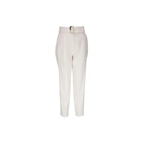 VERONICA BEARD Belted Tapered Trousers