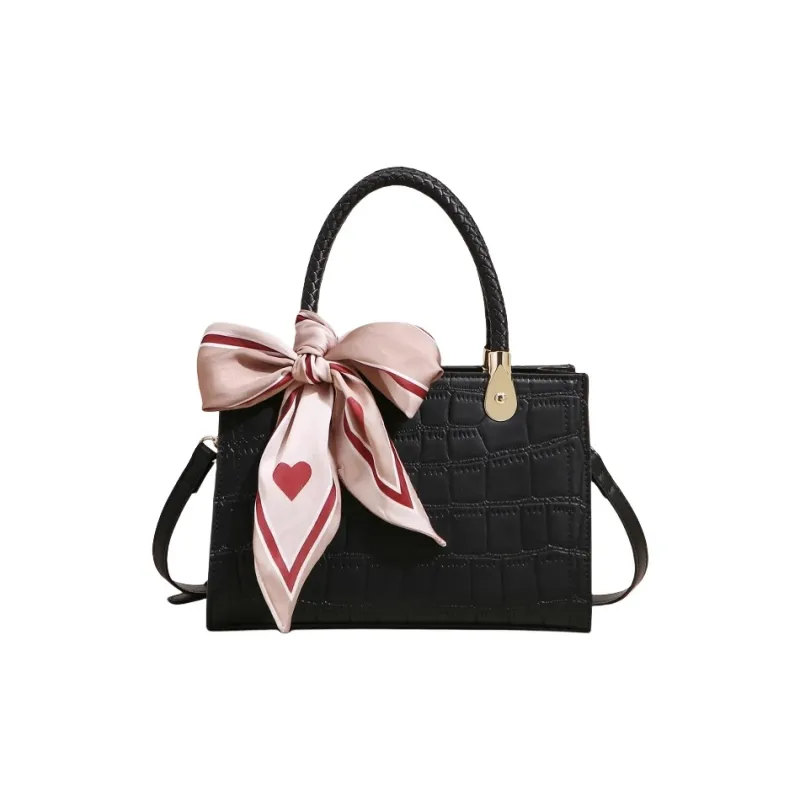 PESASRIE Microfiber Synthetic Leather Shoulder Bags Handbags Regular Women's Red/Black/Blue-8