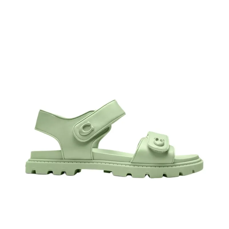 COACH Brynn Beach Sandals Women's Green-1