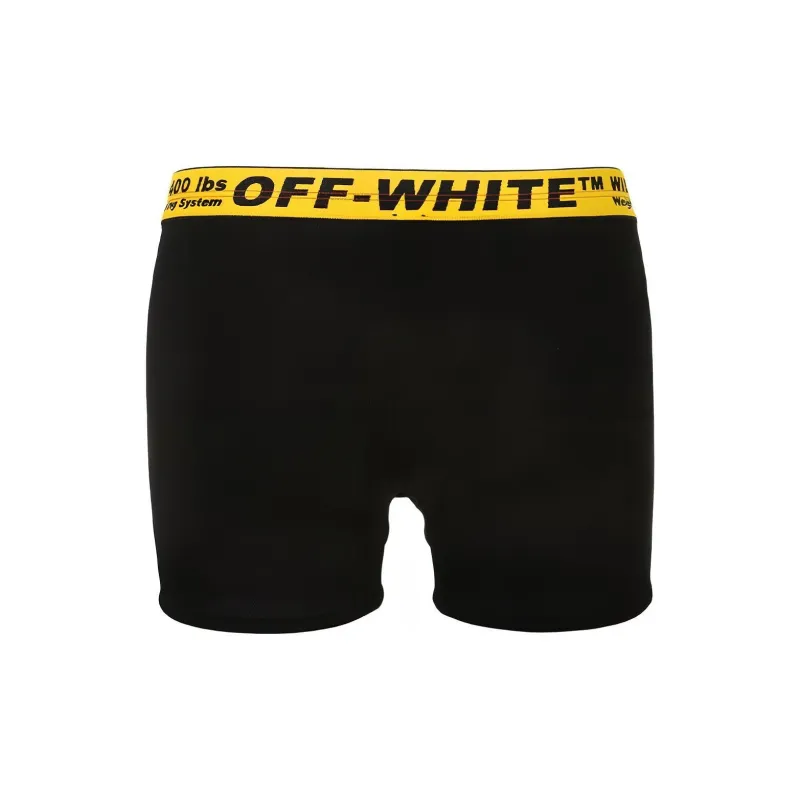 OFF WHITE Men's Logo Boxer Briefs Black-1