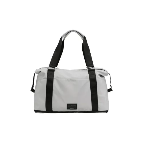 TINYAT Fabric Travel Bag Handbag Women's Misty Twilight Gray