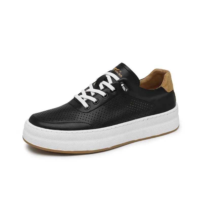 G.N.SHIJIA Breathable Height Increase Low Top Skateboard Shoes Men's-9